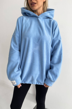 Худі unisex оверсайз блакитне