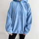 Худі unisex оверсайз блакитне