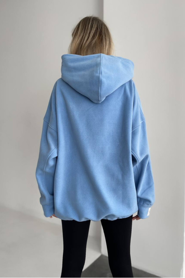 Худі unisex оверсайз блакитне