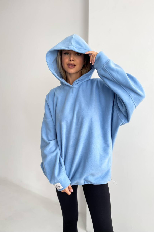 Худі unisex оверсайз блакитне