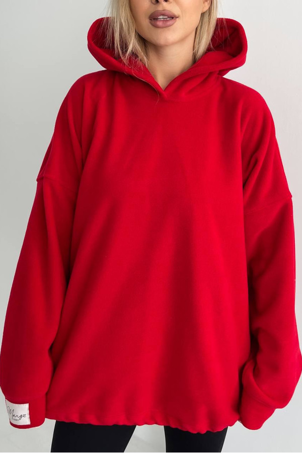 Худі unisex оверсайз червоне