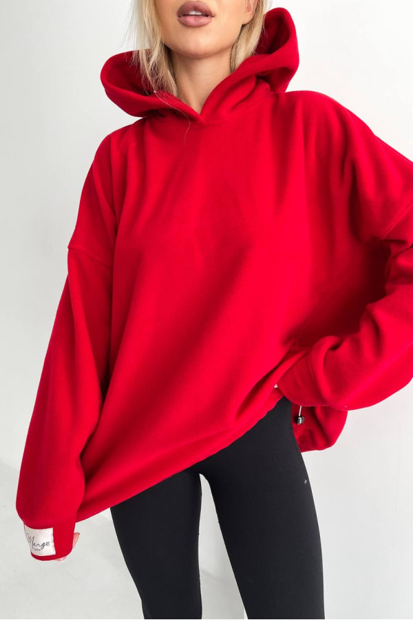 Худі unisex оверсайз червоне