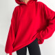 Худі unisex оверсайз червоне