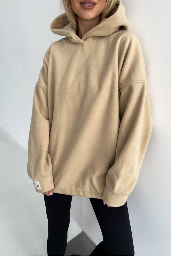 Худі unisex оверсайз бежеве