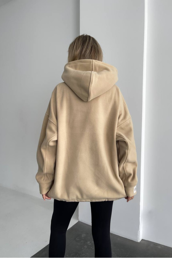 Худі unisex оверсайз бежеве