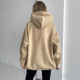 Худі unisex оверсайз бежеве