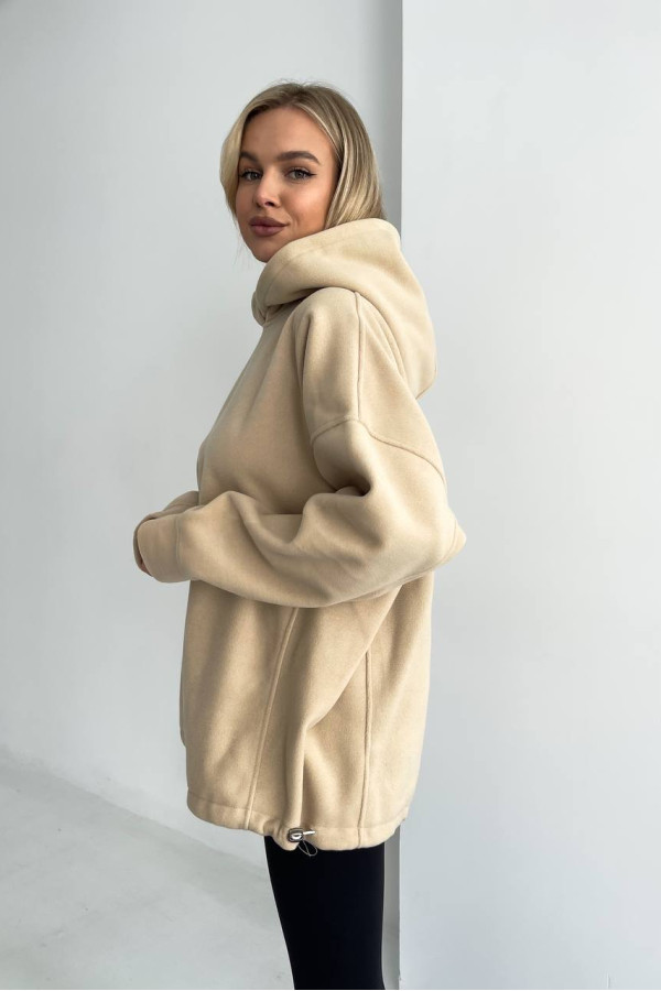 Худі unisex оверсайз бежеве